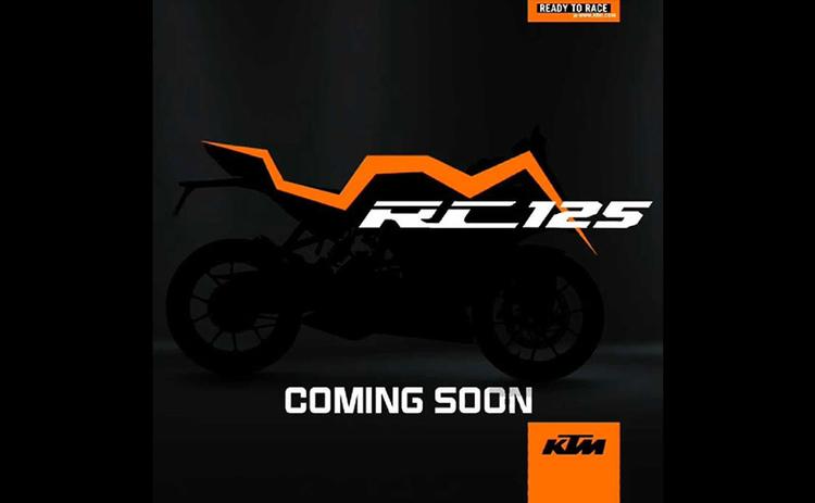 KTM RC 125 Teased Ahead Of Launch; Bookings Open