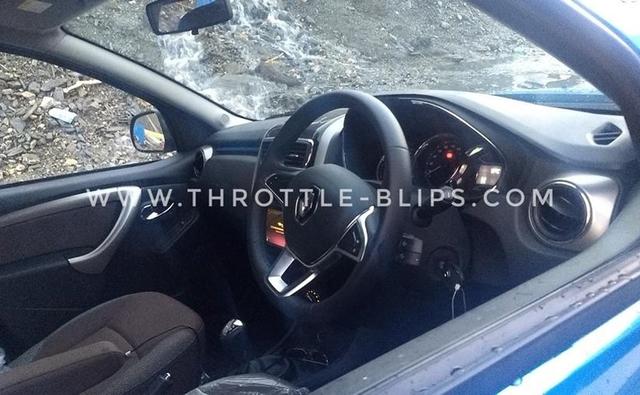 Renault Duster Facelift Cabin Uncovered In New Spy Photos