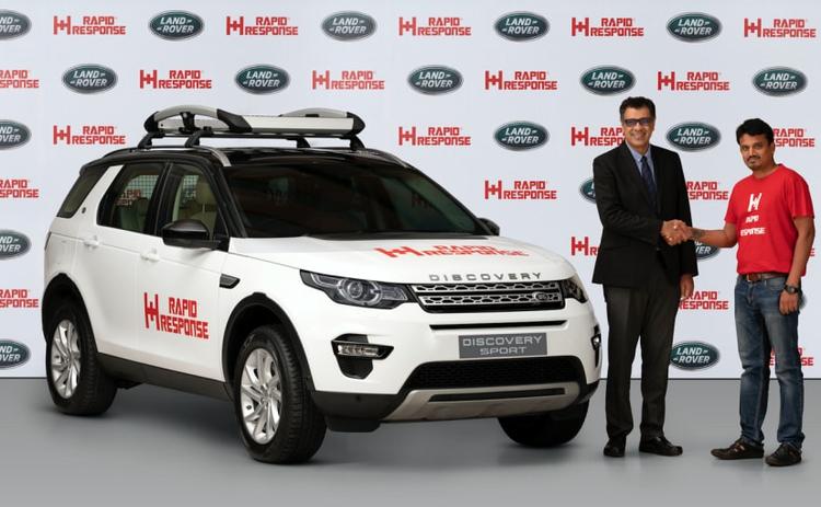 JLR Offers A Land Rover Discovery Sport To Rapid Response For Disaster Relief