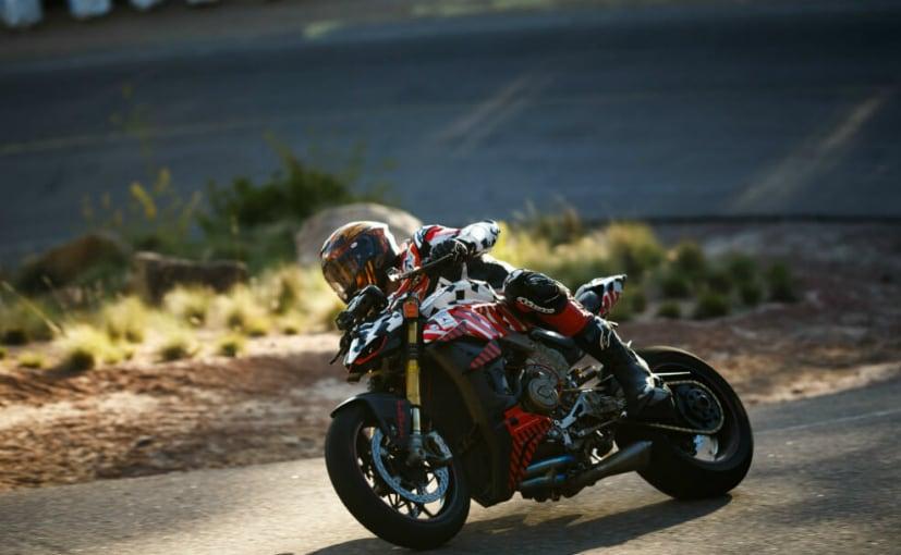 Ducati Streetfighter V4 Prototype Qualifies Fastest At Pikes Peak Hill Climb