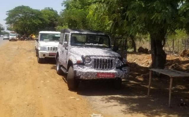 The 2020 Mahindra Thar which has been spotted is the hard-top version which is inspired by the Willys CJ5 and adorns its boxy silhouette.