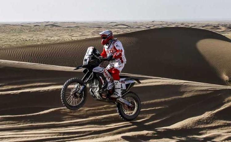 Hero MotoSports Team Rally rider Paulo Goncalves finished second in Stage 9 of the ongoing Silkway Rally 2019. The ninth stage was one of the most challenging yet for the participants and saw Goncalves complete the day just 43s behind the stage winner. This was also the sith stage podium finish for the team in the rally. Hero's second rider Oriol Mena had a solid run as well and worked his way up the rankings to finish in the top 10. Mena completed Stage 9 in ninth place, 20m 51s off the stage leader. The Dakar rider managed to finish sixth, while Goncalves is placed 16th in the overall standings.