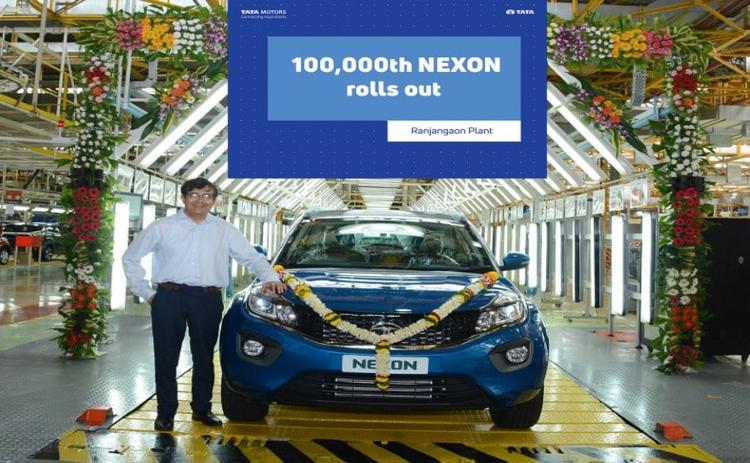 The company has rolled out 100,000 units of the Nexon from the Ranjangaon plant in less than 22 months and it has become the second bestselling compact SUV in India.