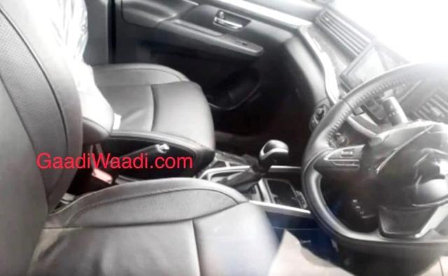 The upcoming Maruti Suzuki XL6 was recently spotted again, and this time around we have come across the cabin images of the upcoming crossover. Based on the Maruti Suzuki Ertiga, the XL6's cabin gets similar styling as its MPV counterpart.