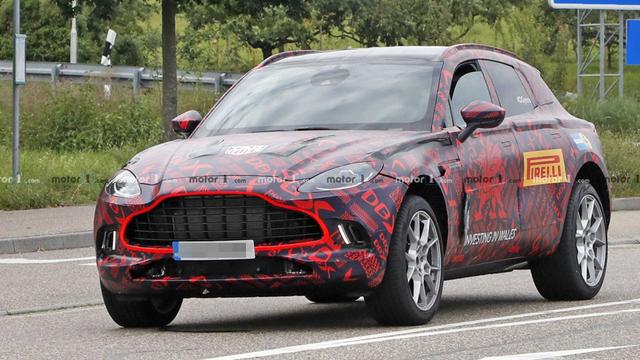A prototype model of the upcoming Aston Martin DBX has been spotted testing, and this is one of clearest images of the production version of the British sports car maker's first SUV. The test mule is still heavily covered in camouflage, however, by the looks of it the car appears to be almost production-ready, and geared-up for its global debut, which is expected to happen by the end of this year.