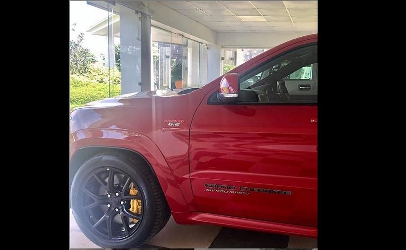 MS Dhoni Buys India's First Jeep Grand Cherokee Trackhawk Supercharged SUV