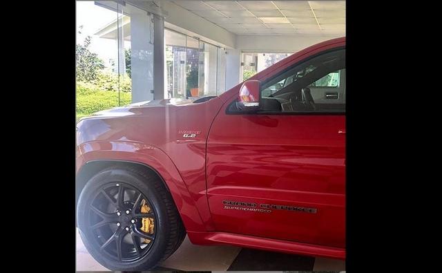 MS Dhoni Buys India's First Jeep Grand Cherokee Trackhawk Supercharged SUV