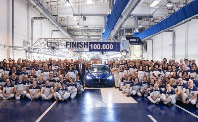 Maserati Rolls Out The 100,000th Ghibli From Its Grugliasco Plant, In Italy