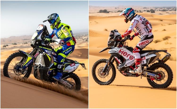 Defending champions, Sherco TVS Rally Team continued to maintain their dominance with a top three finish in the 2019 PanAfrica Rally in Morocco. The second day comprising 275 km of the special stage saw Michael Metge lead the rally once again, followed by Lorenzo Santolino and Adrien Metge in P2 and P3 respectively. Hero Motosports Team Rally rider Joaquim Rodrigues (JRod) finished at P4 after leading the rally at the end of the prologue stage. In his first race with Sherco TVS, Johnny Aubert finished Stage 1 in sixth place. India's CS Santosh managed to finish in ninth place, maintaining a promising start for the Indian team, but Sherco TVS rider Abdul Wahid Tanveer had to retire from the race in the prologue stage after sustaining an injury.