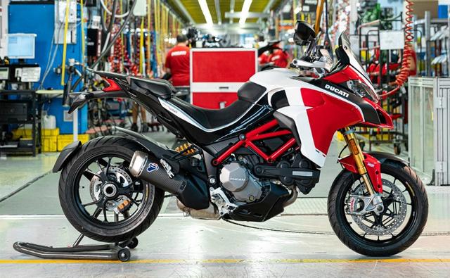 The Ducati Multistrada adventure touring motorcycle from Ducati has reached the 100,000 sales milestone, sixteen years after the first Multistrada model was introduced.