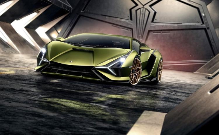 The Lamborghini Sian takes inspiration from the Countach and is the fastest ever Lamborghini ever built.