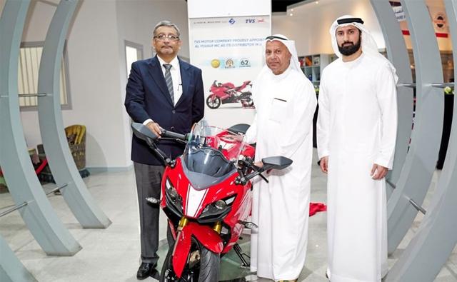 Hosur-based TVS Motor Company has expanded its presence in the United Arab Emirates (UAE), and announced its new distribution partnership with Al Yousuf MC; a subsidiary of Al Yousuf LLC. As part of the association, the two-wheeler manufacturer has opened a 2700 sq.ft. showroom along Sheikh Zayed road in Dubai, and the outlet is the first-of-its-kind in the region for the brand. The 3S dealership will not only cater to sales but will also carry spares and feature a service facility, the company said in a statement. With the new showroom, TVS will be retailing its extensive range of offerings in the UAE that includes commuters as well as premium motorcycles.