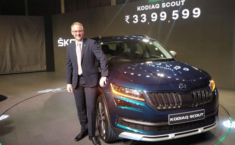 The Skoda Kodiaq Scout is the off-road focussed variant of the SUV and comes with additional cladding, larger wheels, an all-black cabin and even a dedicated 'Off-Road' for those venturing into the wild.