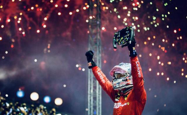 Scuderia Ferrari Sebastian Vettel rose to claim the victory in the 2019 Singapore Grand Prix, his first win in over a year and after 22 races. The driver denied the top spot to teammate Charles Leclerc, who finished 2.641s behind the race leader. Ferrari's decision to push Vettel though wasn't too appreciated by Leclerc, who thought it was "unfair" but chose to follow team orders. Taking the last spot on the podium was Red Bull Racing's Max Verstappen, securing his sixth podium finish of the season.