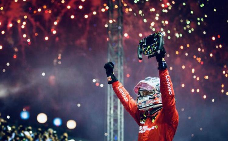 F1: Vettel Beats Leclerc To Win Singapore GP; His First Win In Over A Year