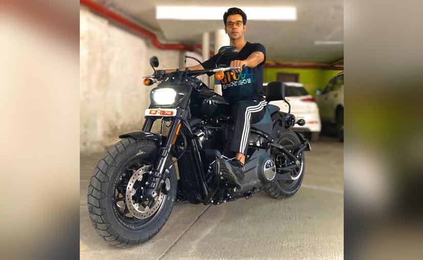 Actor Rajkummar Rao knows how to win you over with his effortless performances, and the string of hit movies to his name certainly stand testimony to that. While the actor has been often seen riding motorcycle on celluloid, more often than not with two more characters on the astride (which is illegal), you could soon spot around Mumbai riding his newest Harley. The 'Trapped' actor recently brought home the Harley-Davidson Fat Bob, which is priced from Rs. 14.69 lakh (ex-showroom). The new Fat Bob was introduced in India in 2017 and is now part of the Softail family, as opposed to the Dyna family that the previous generation version was. Rao's brought the 2019 Harley-Davidson Bob to his garage.
