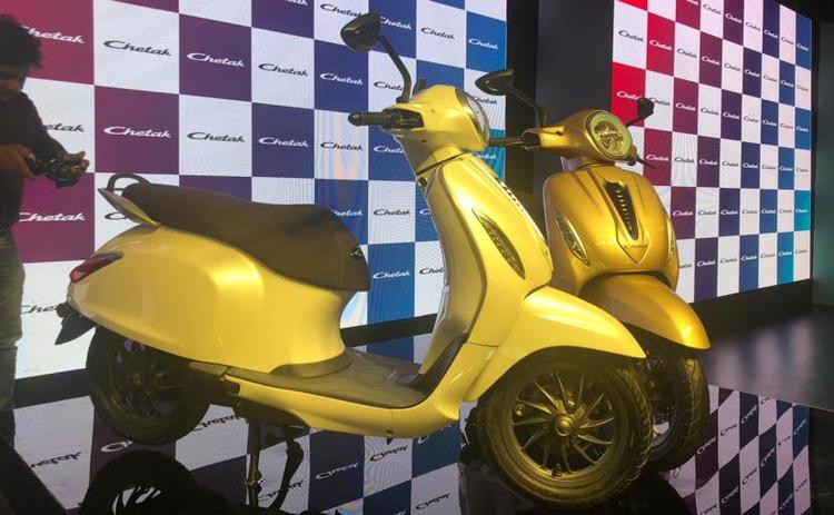 Bajaj Chetak Electric Scooter Unveiled; Deliveries To Commence From January 2020