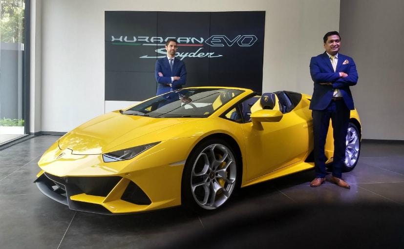 Lamborghini Huracan Evo Spyder Launched In India, Priced At Rs. 4.1 Crore