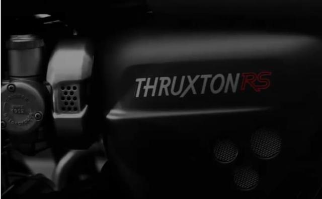The top-spec model of the Triumph Thruxton cafe racer will likely be revealed at the EICMA 2019 motorcycle show in Milan, Italy in early November.