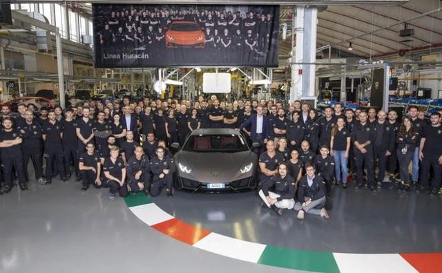 In just five years of production the Lamborghini Huracan number 14,022 has rolled off the assembly line, marking a production milestone for the V10 model.