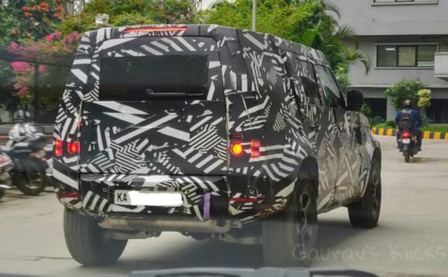 After making its global debut at the Frankfurt Motor Show, the new-generation Land Rover Defender SUV has now reached our shores. Recently, a pre-production model of the off-road SUV was spotted testing in India, and like the global test mules, this one too was heavily camouflaged.