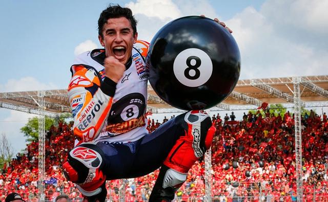 Marquez secured the Thailand GP in a last lap battle with Fabio Quartararo, as he extended to points lead to claim the 2019 MotoGP World Title. His career's eighth win in MotoGP.