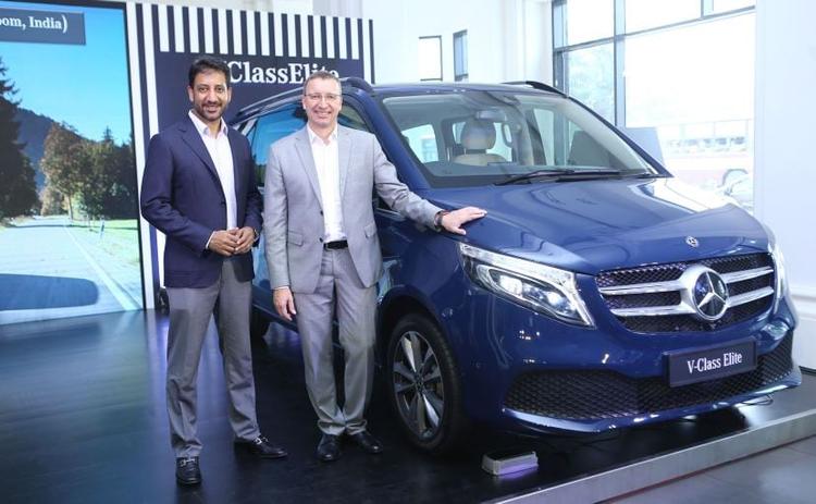 Mercedes-Benz V-Class Elite Launched In India; Priced At Rs. 1.10 Crore