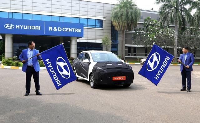Hyundai Motor India today officially commenced the road testing of its upcoming subcompact sedan, the Hyundai Aura. Expected to be the next-generation model of the Hyundai Xcent, the company today flagged-off the prototype model of the Aura sedan from its Chennai plant, which will be driven across India.