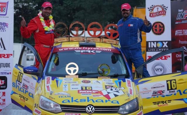 With the heavyweights in the rally retiring, it was Chetan Shivram and Dr. Bikku Babu taking the win in the K-1000 rally, INRC Round 4, in a surprising twist on the final day.