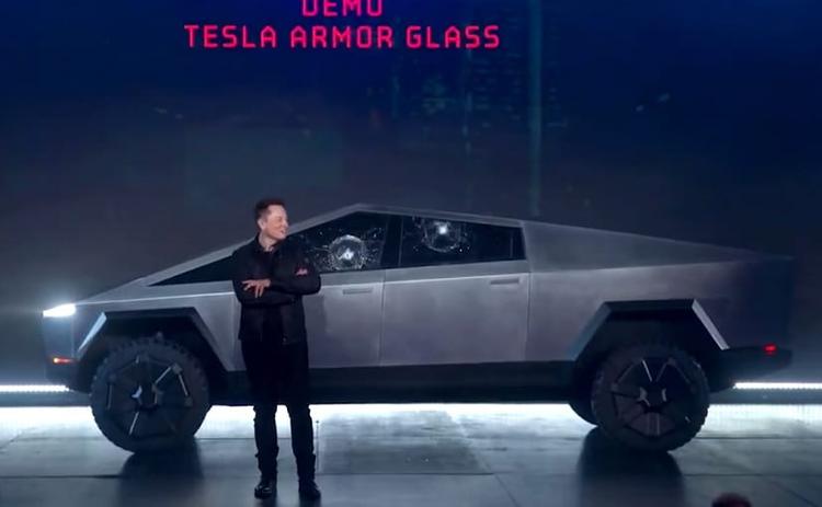 Elon Musk Accidentally Breaks Tesla Cybertruck's Unbreakable Glass
