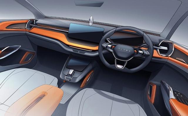 Skoda Auto has released the first interior sketch of its upcoming compact SUV for the Indian market, which will be previewed as the Vision IN concept at the upcoming Auto Expo 2020. The all-new compact SUV will be built on the all-new MQB A0 IN platform, and it will be the first product of the Skoda's India 2.0 project.