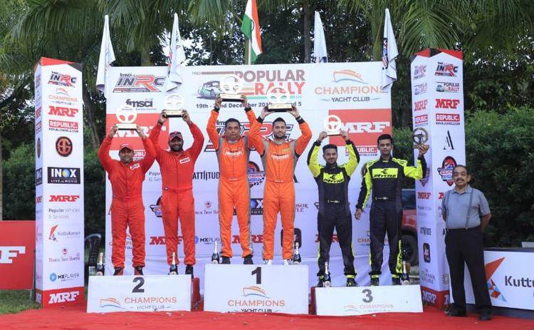 The final round of the Champions Yacht Club FMSCI Indian National Rally Championship (INRC) concluded on Sunday bring an end to the action-packed season. India's ace rally driver Gaurav Gill won the 2019 Popular Rally, dominating the rally for the fifth time. However, making a storming comeback was Chetan Shivram who returned to complete the rally after a crash on Saturday and claim his maiden INRC crown. Shivram along with his co-driver Dilip Sharan was one of the casualties of the multiple crashes on Saturday but worked on his rally-spec Volkswagen Polo overnight to stage a strong return on Sunday.