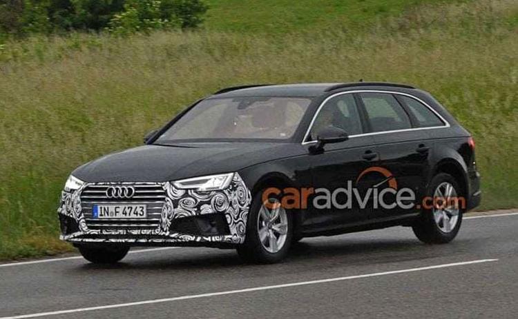 2019 Audi A4 Avant Facelift Spied With Minimum Camouflage