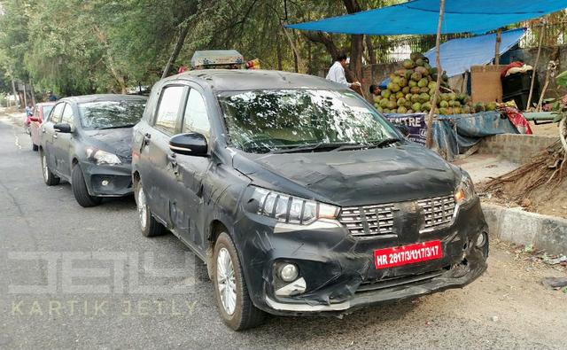 The second generation Suzuki Ertiga was revealed earlier this year in Indonesia and the car is scheduled to go on sale in India in a few months from now. The all-new MPV has grown in proportions and features as well over its predecessor and Maruti Suzuki has been testing the model for a while now. The latest round of spy images reveal the new generation Ertiga being tested with an automatic transmission.