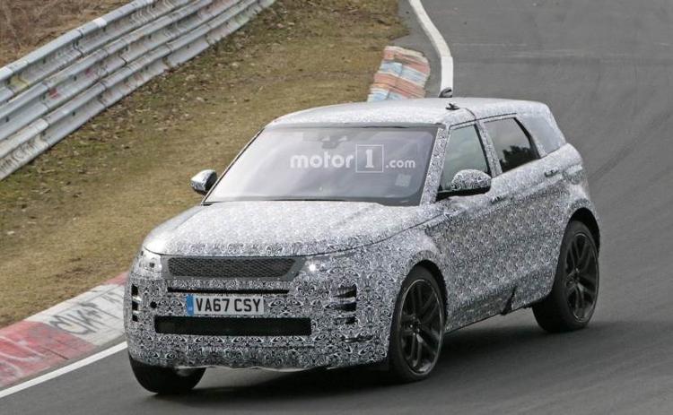 The next-generation Range Rover Evoque was recently spotted doing test laps at the Nurburgring Circuit, in Germany. The prototype model is still completely covered in camouflage, although the exposed bits that reveal certain production parts indicate that the new Range Rover Evoque is swiftly nearing production stage.