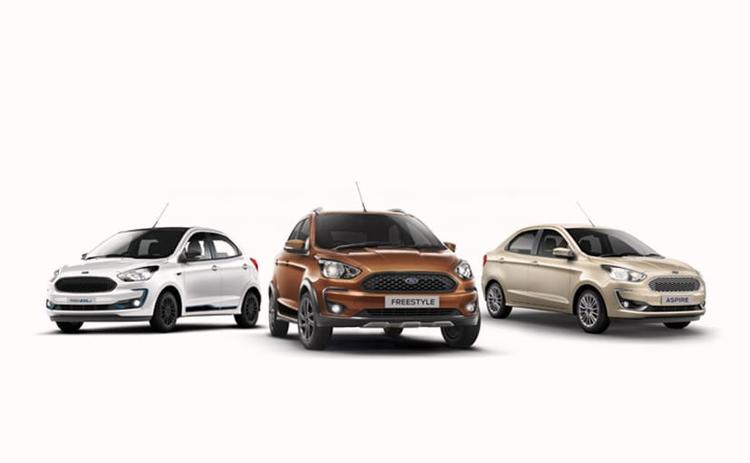 Ford India has revised the variants list of some of its models, namely the Figo hatchback, Aspire subcompact sedan, and the Freestyle crossover.