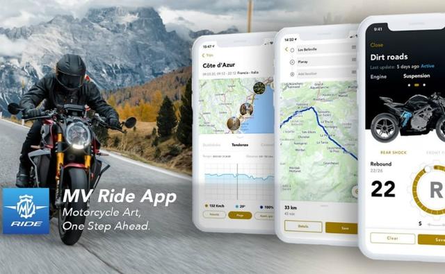 New MV Ride App is offered for select motorcycles, and is available only for Apple iOS users right now.