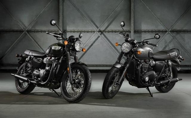 Triumph Motorcycles India has announced the launch date of its Bonneville T100 Black and T120 Black. The company will launch these two motorcycles in India on June 12, 2020.