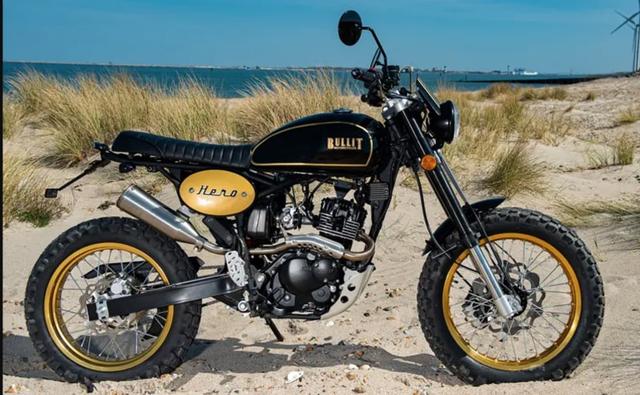 The Bullit Hero 125 retro scrambler styled motorcycle is powered by a 125 cc single-cylinder engine making 11.6 bhp.