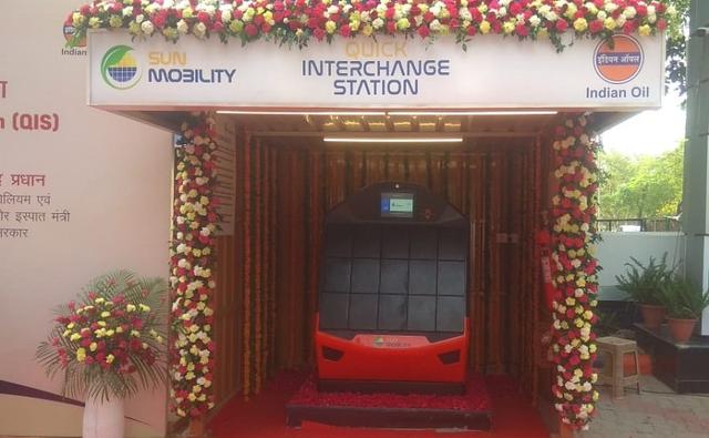 This is the first of 20 to 25 quick interchange stations (QIS) that will be installed in select cities across India.