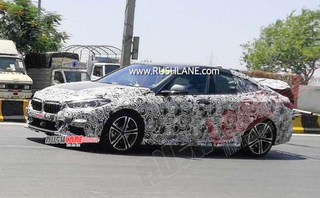 The India-spec version of the BMW 2 Series Gran Coupe sedan has been caught on camera while testing in Pune during the lockdown. Though the test mule is heavily camouflaged, it is can be easily recognised that the compact sedan is equipped with M-Sport styling kit, because of the edgy bumper proportions, side-skirts and large five-spoke wheels. The test mule also features an ARAI sticker and the emission testing equipment fitted at the rear also suggests the same. When launched, the BMW 2 Series Gran Coupe will take on the Mercedes A-Class Limousine in the Indian market.