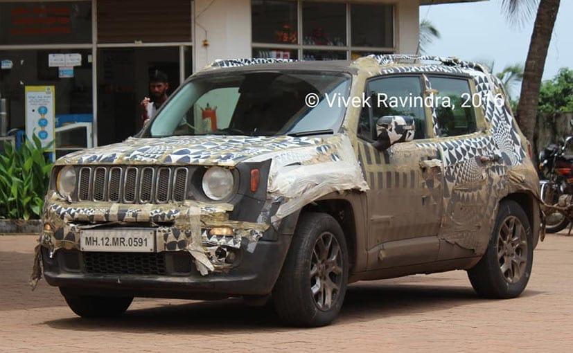Jeep Renegade Spotted Testing In India