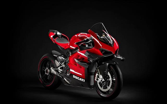 The Ducati Superleggera V4 is the only motorcycle in the world approved for road use with a carbon fibre frame, swingarm and rims.