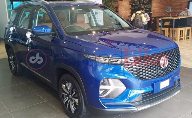 MG Hector Plus SUV India Launch Date Announced