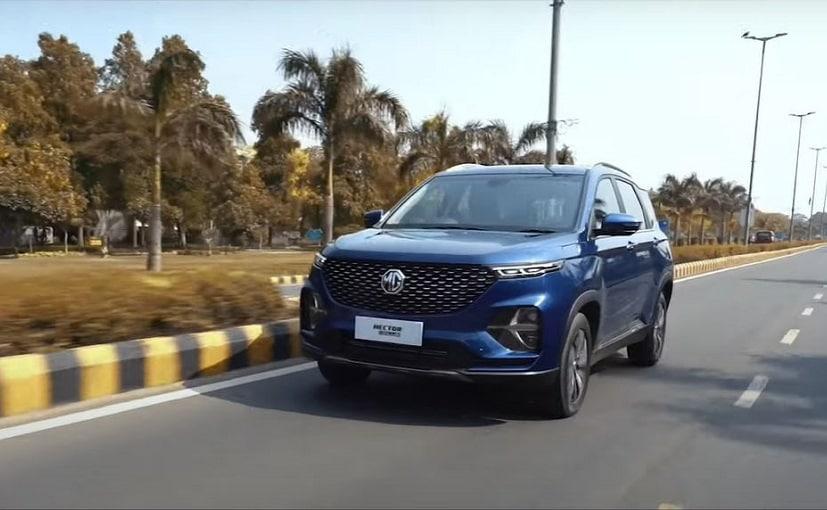 MG Hector Plus SUV Teaser Video Reveals Captain Seats