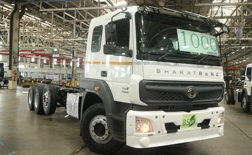 BharatBenz Rolls Out 1000th BS6 Heavy Duty Truck Amidst COVID Crisis