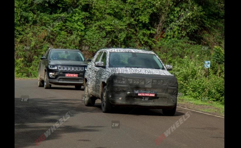 2021 Jeep Compass Facelift With Camouflage Spotted Testing Again In India