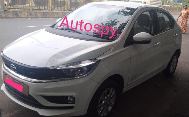 Images of a near-production test mule of the upcoming Tata Tigor EV facelift have recently surfaced online. The car has been in the making for a while now, and we have already seen spy photos of camouflaged prototypes undergoing testing, however, this is the first time that we are seeing the electric sedan in its undisguised avatar.