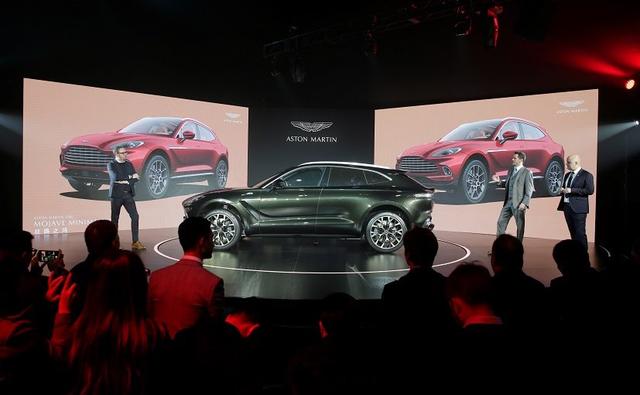 Aston Martin's first sport utility vehicle rolled off the production line on Thursday, key to hopes of a turnaround at the luxury carmaker which has seen changes in management and ownership over the last few months amid a torrid performance.