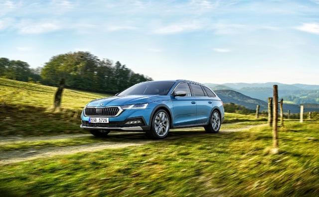The new Skoda Octavia Scout gets an updated front end along and a new mild hybrid powertrain.